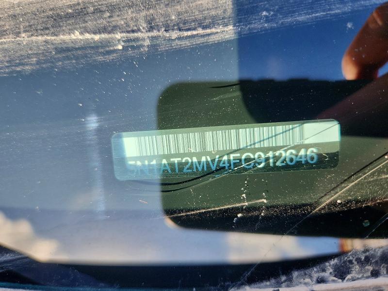 Продаж на аукціоні авто 2015 Nissan Rogue, vin: 5N1AT2MV4FC912646, номер лоту: 65254526