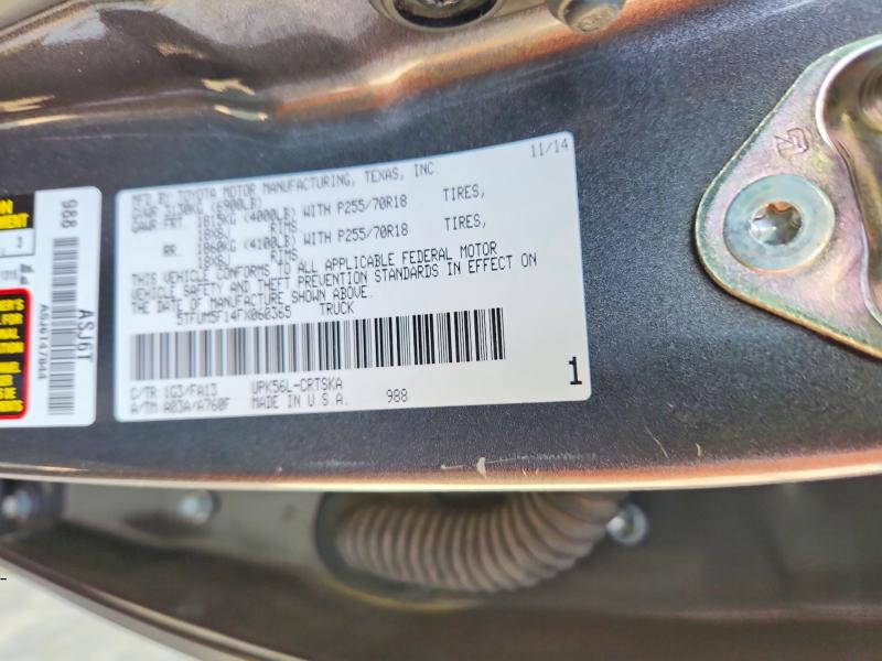 Продаж на аукціоні авто 2015 Toyota Tundra, vin: 5TFUM5F14FX060365, номер лоту: 64127866