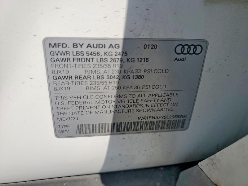 Продажа на аукционе авто 2020 Audi Q5, vin: WA1BNAFY9L2058866, номер лота: 63930176