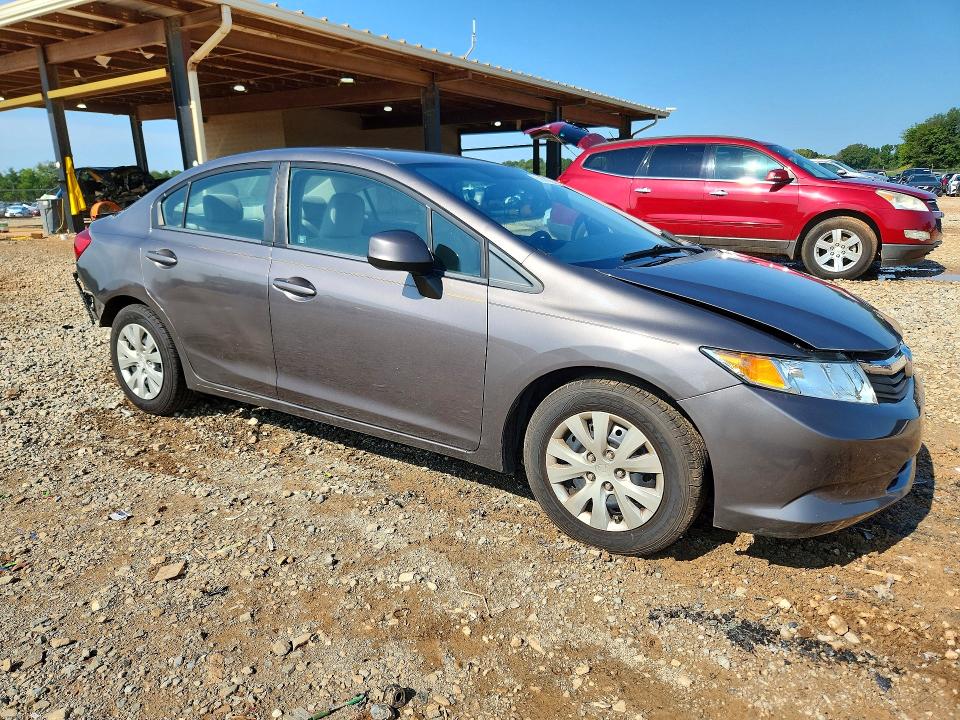 63614736 :رقم المزاد ، 19XFB2F58CE076595 vin ، 2012 Honda Civic مزاد بيع