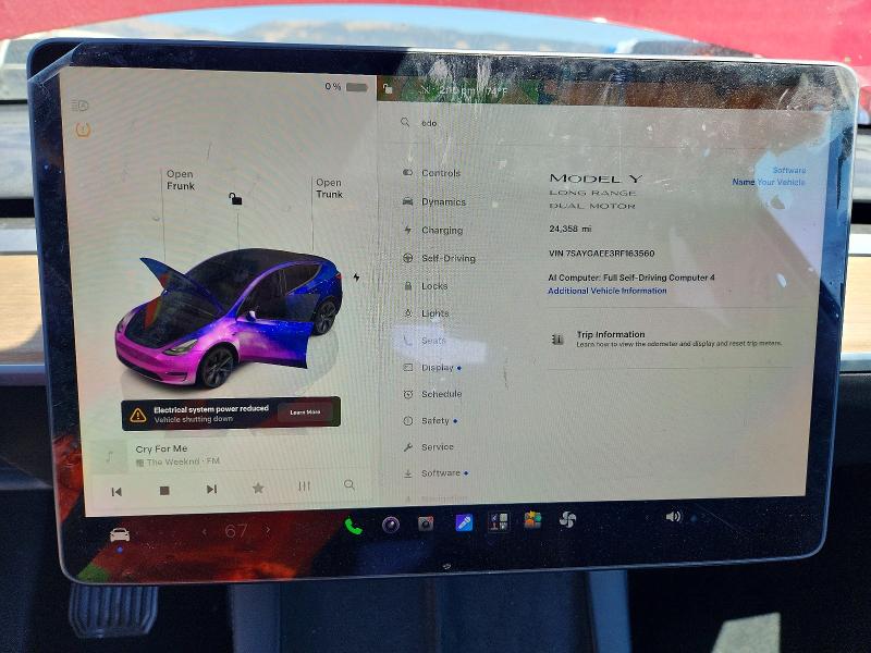 Aukcja sprzedaży 2024 Tesla Model Y, vin: 7SAYGAEE3RF163560, numer aukcji: 66783676