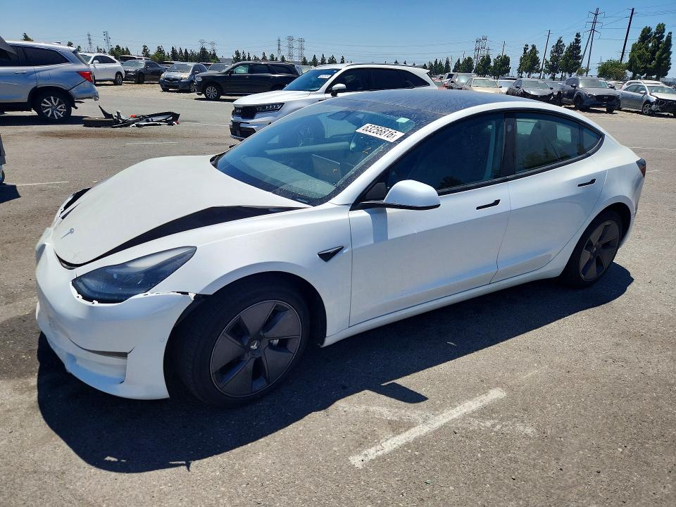 Aukcja sprzedaży 2022 Tesla Model 3, vin: 5YJ3E1EB8NF362231, numer aukcji: 63256816