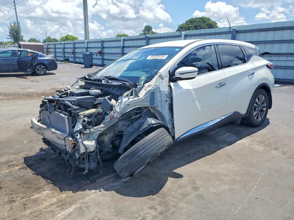 2018 Nissan Murano მანქანა იყიდება აუქციონზე, vin: 5N1AZ2MG8JN165274, აუქციონის ნომერი: 64698636