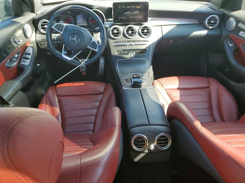 63583206 :رقم المزاد ، 55SWF6EB2HU192653 vin ، 2017 Mercedes-benz C مزاد بيع