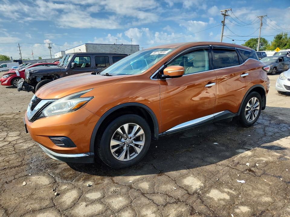 66713806 :رقم المزاد ، 5N1AZ2MH5FN242201 vin ، 2015 Nissan Murano مزاد بيع