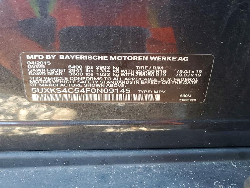 Aukcja sprzedaży 2015 Bmw X5, vin: 5UXKS4C54F0N09145, numer aukcji: 64568056