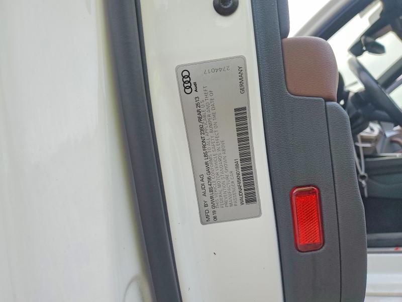 Aukcja sprzedaży 2019 Audi A4, vin: WAUDNAF45KN018841, numer aukcji: 64096146