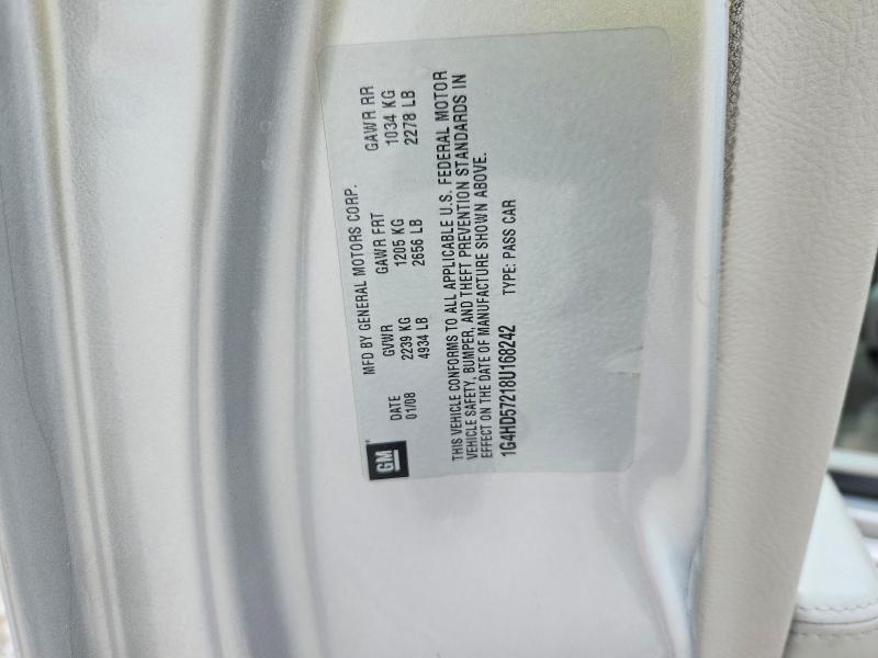 Aukcja sprzedaży 2008 Buick Lucerne, vin: 1G4HD57218U168242, numer aukcji: 63773666