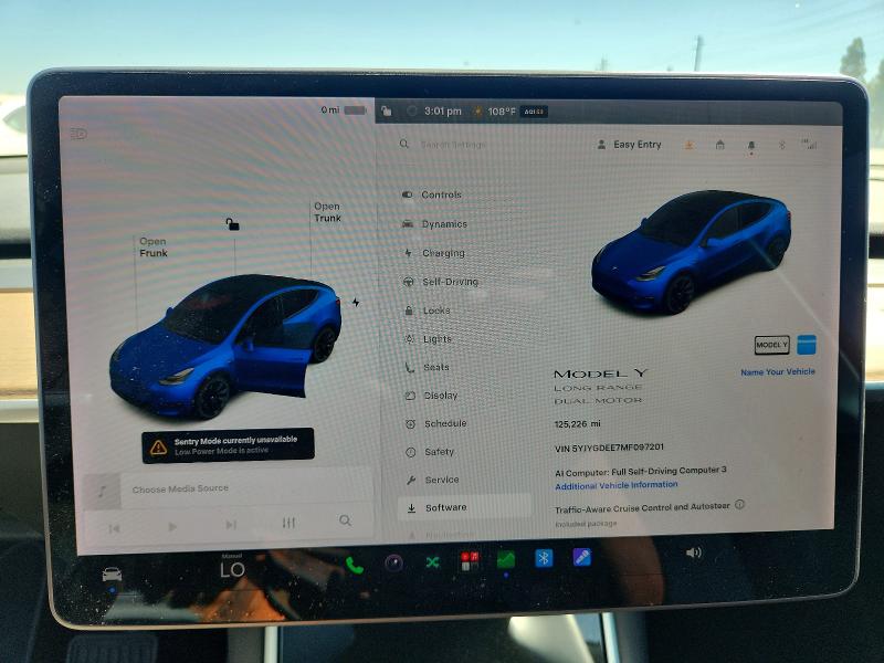 Продаж на аукціоні авто 2021 Tesla Model Y, vin: 5YJYGDEE7MF097201, номер лоту: 65839956
