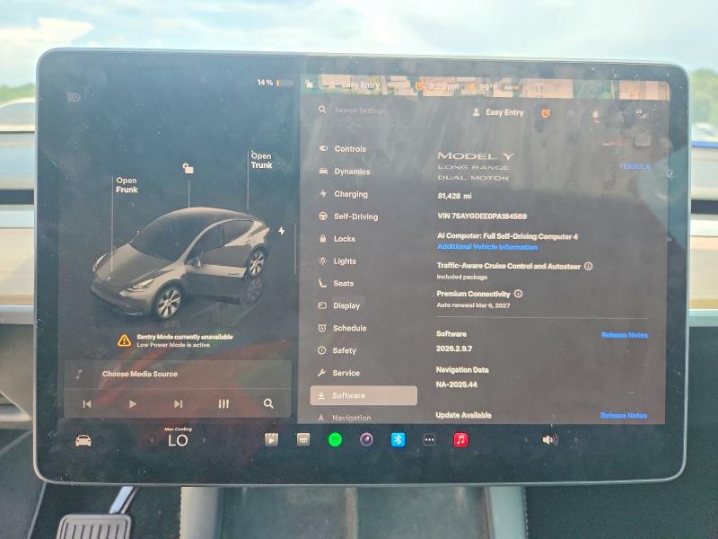 Aukcja sprzedaży 2023 Tesla Model Y, vin: 7SAYGDEE0PA184569, numer aukcji: 64473136