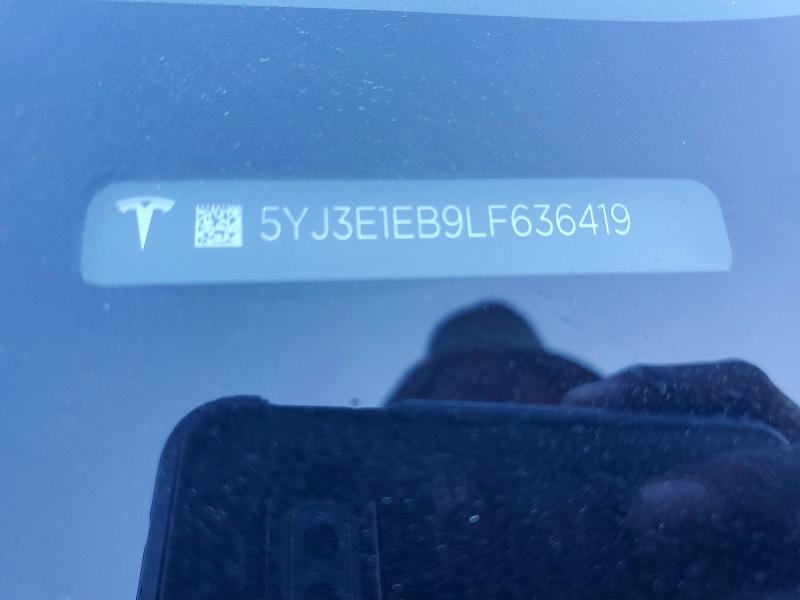 Продаж на аукціоні авто 2020 Tesla Model 3, vin: 5YJ3E1EB9LF636419, номер лоту: 67180506