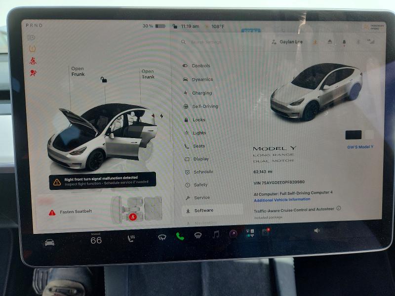 Aukcja sprzedaży 2023 Tesla Model Y, vin: 7SAYGDEE0PF839980, numer aukcji: 65858236