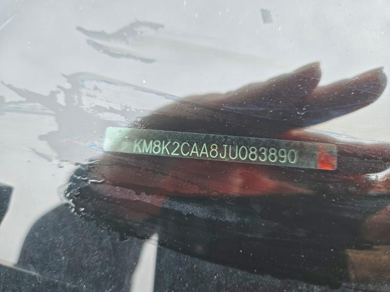 2018 Hyundai Kona მანქანა იყიდება აუქციონზე, vin: KM8K2CAA8JU083890, აუქციონის ნომერი: 61865026