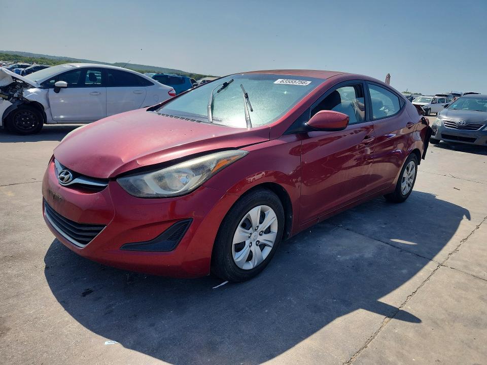 2016 Hyundai Elantra მანქანა იყიდება აუქციონზე, vin: 5NPDH4AE5GH774141, აუქციონის ნომერი: 63555756
