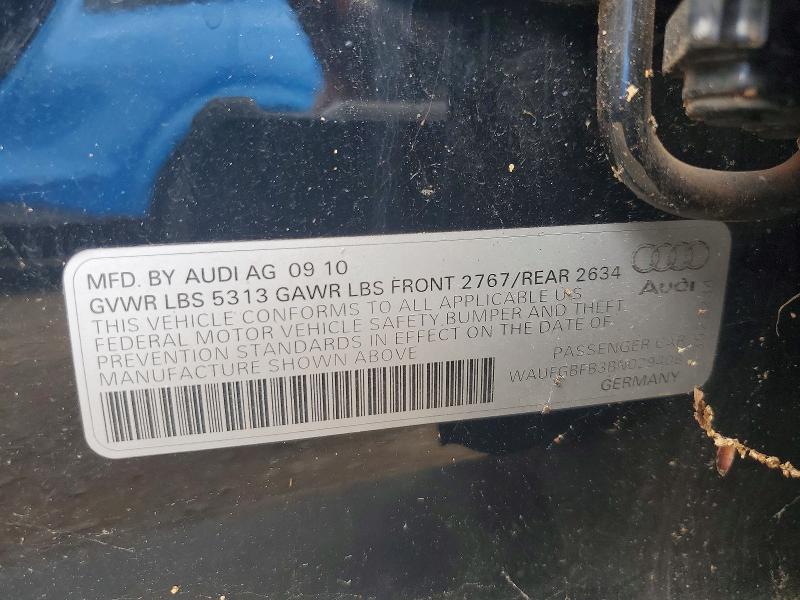 66827416 :رقم المزاد ، WAUFGBFB3BN029408 vin ، 2011 Audi A6 مزاد بيع