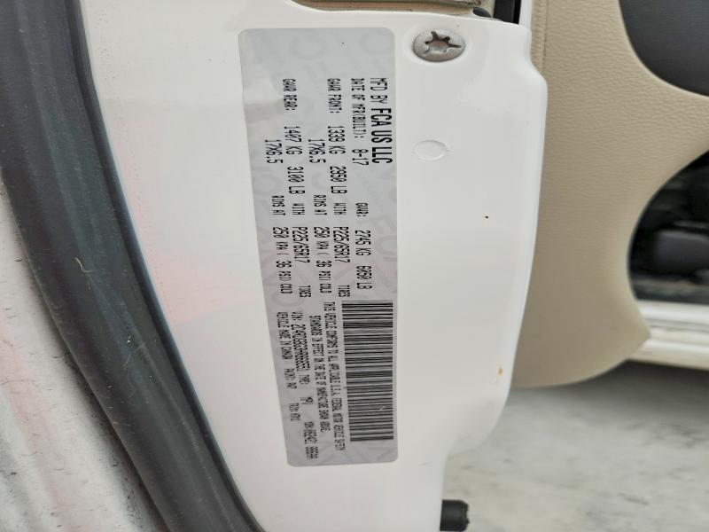66503476 :رقم المزاد ، 2C4RDGBG3HR866551 vin ، 2017 Dodge Grand Caravan مزاد بيع