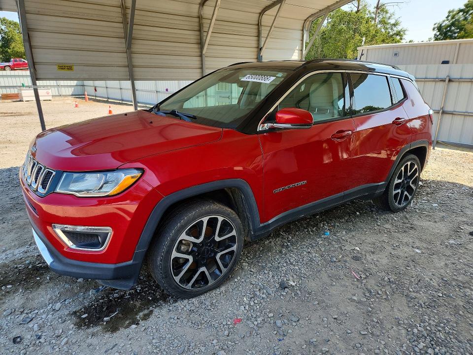 65000886 :رقم المزاد ، 3C4NJCCBXJT374816 vin ، 2018 Jeep Compass مزاد بيع
