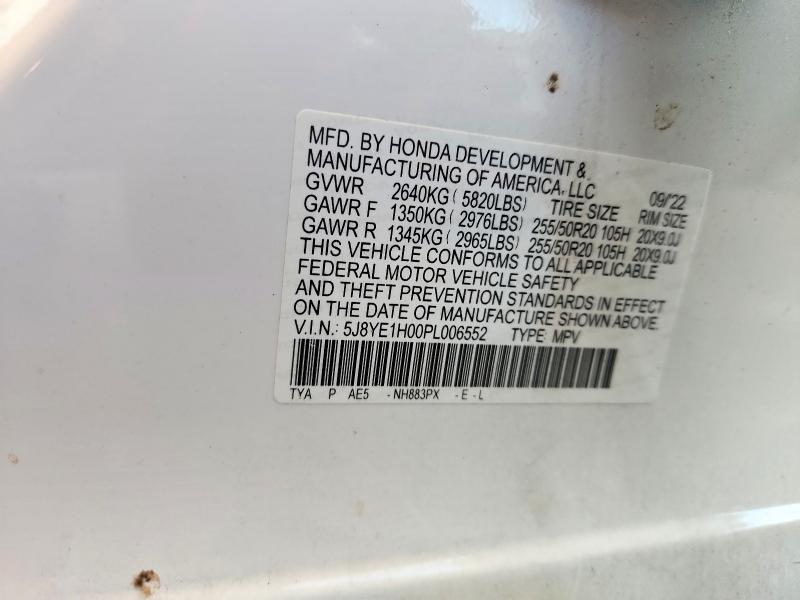 Aukcja sprzedaży 2023 Acura Mdx, vin: 5J8YE1H00PL006552, numer aukcji: 65813446