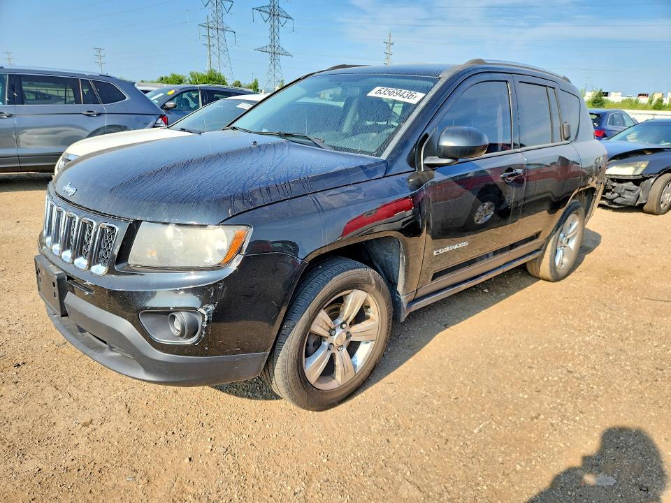 2014 Jeep Compass მანქანა იყიდება აუქციონზე, vin: 1C4NJDBB1ED842418, აუქციონის ნომერი: 63569436