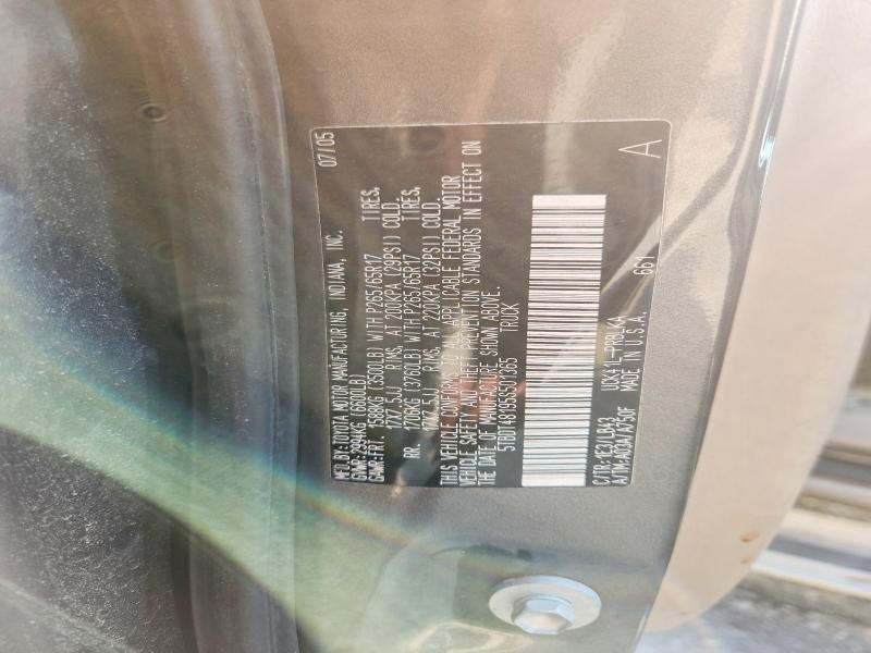 Продажа на аукционе авто 2005 Toyota Tundra, vin: 5TBDT48195S501365, номер лота: 63316656