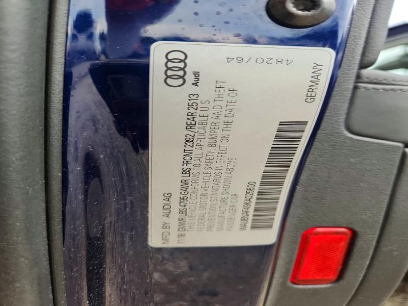 Aukcja sprzedaży 2019 Audi A4, vin: WAUENAF49KA025500, numer aukcji: 65176416