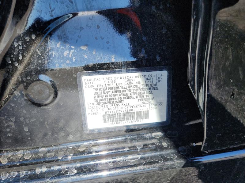 63832976 :رقم المزاد ، 3N1CN8EVXSL852057 vin ، 2025 Nissan Versa مزاد بيع