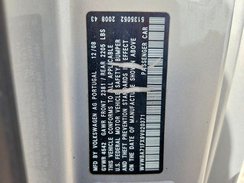 Продаж на аукціоні авто 2009 Volkswagen Eos, vin: WVWBA71FX9V020371, номер лоту: 64342986