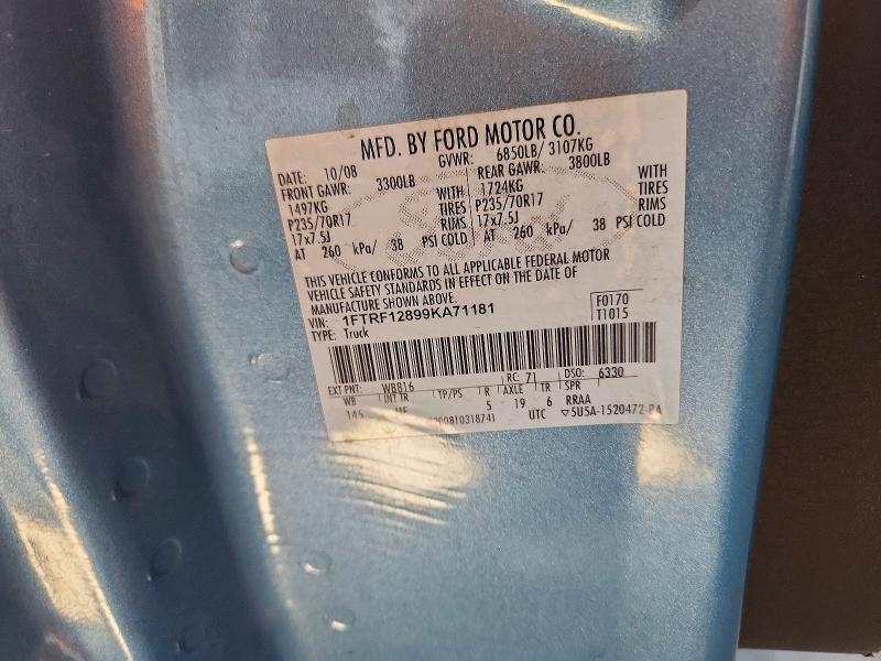 Продаж на аукціоні авто 2009 Ford F150, vin: 1FTRF12899KA71181, номер лоту: 65057846