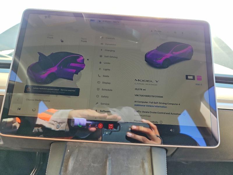 Aukcja sprzedaży 2025 Tesla Model Y, vin: 7SAYGDED7SF319596, numer aukcji: 63748396