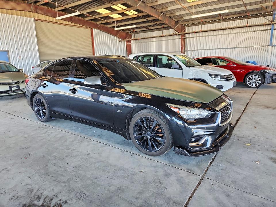 2018 Infiniti Q50 მანქანა იყიდება აუქციონზე, vin: JN1EV7AP9JM350915, აუქციონის ნომერი: 61452566