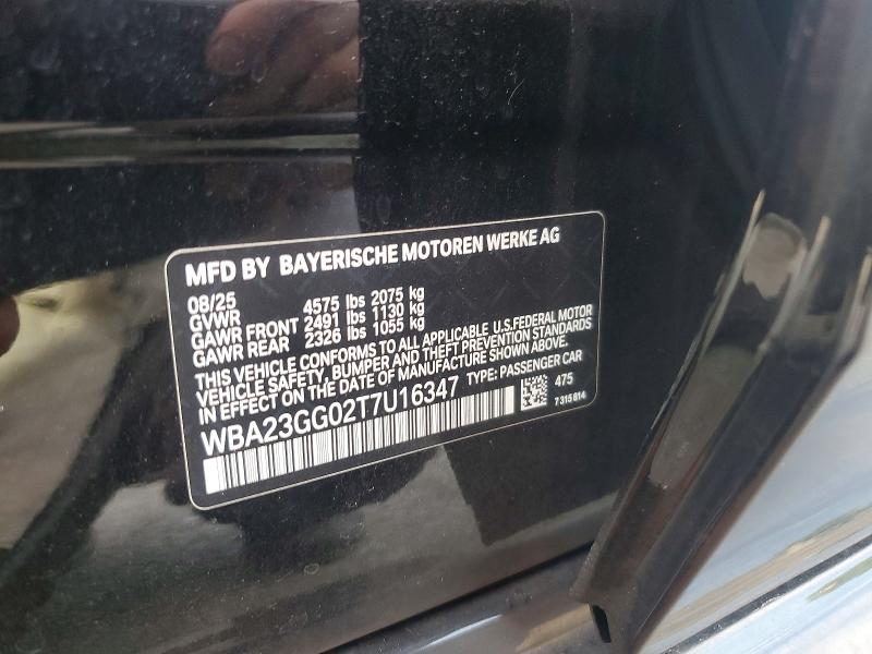 2026 Bmw 228xi მანქანა იყიდება აუქციონზე, vin: WBA23GG02T7U16347, აუქციონის ნომერი: 65581726