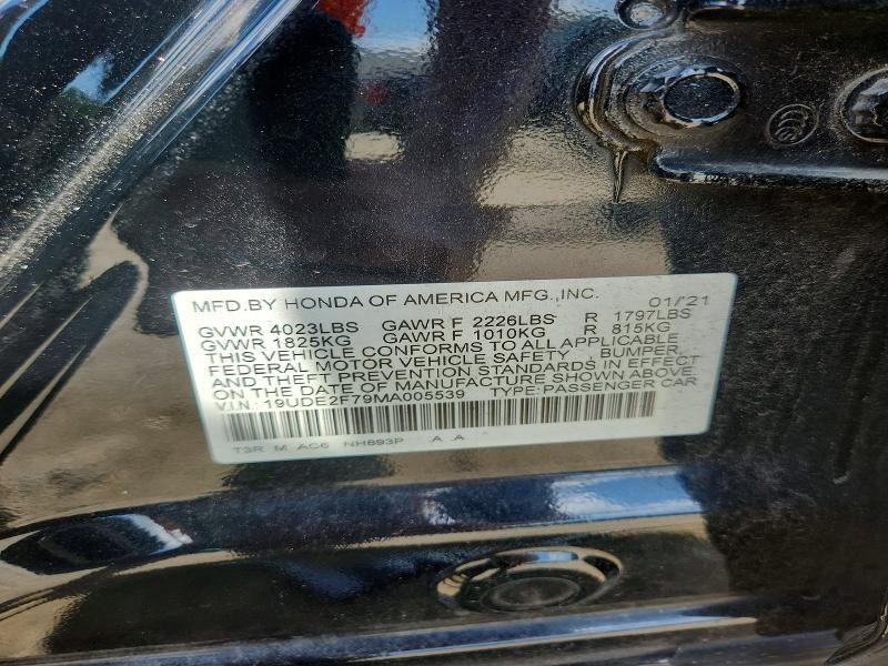 Продаж на аукціоні авто 2021 Acura Ilx, vin: 19UDE2F79MA005539, номер лоту: 65309546