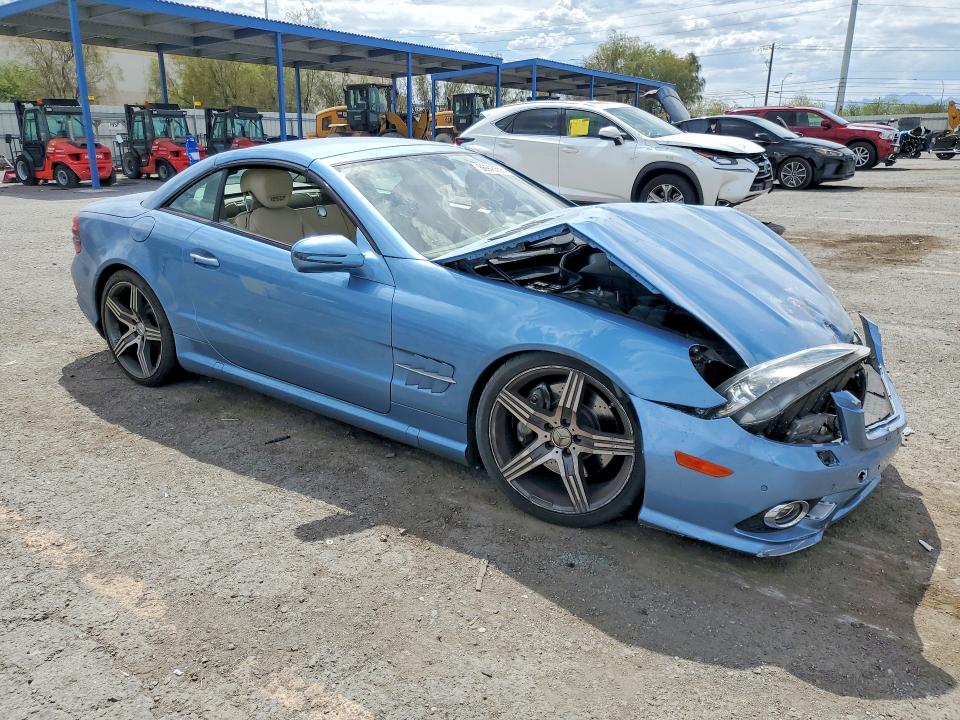 2011 Mercedes-benz Sl მანქანა იყიდება აუქციონზე, vin: WDBSK7BA4BF163346, აუქციონის ნომერი: 66945656