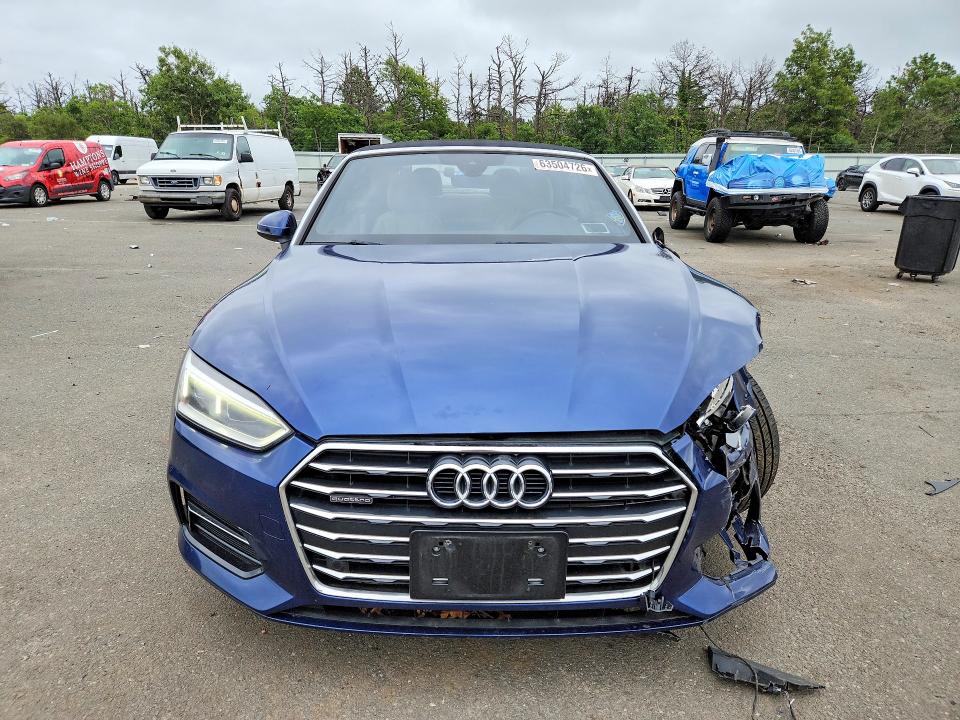 Продажа на аукционе авто 2018 Audi A5, vin: WAUYNGF54JN012802, номер лота: 63504726