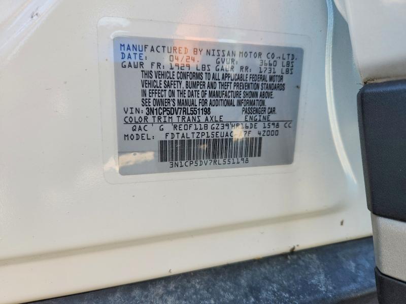 Продаж на аукціоні авто 2024 Nissan Kicks, vin: 3N1CP5DV7RL551198, номер лоту: 64277136