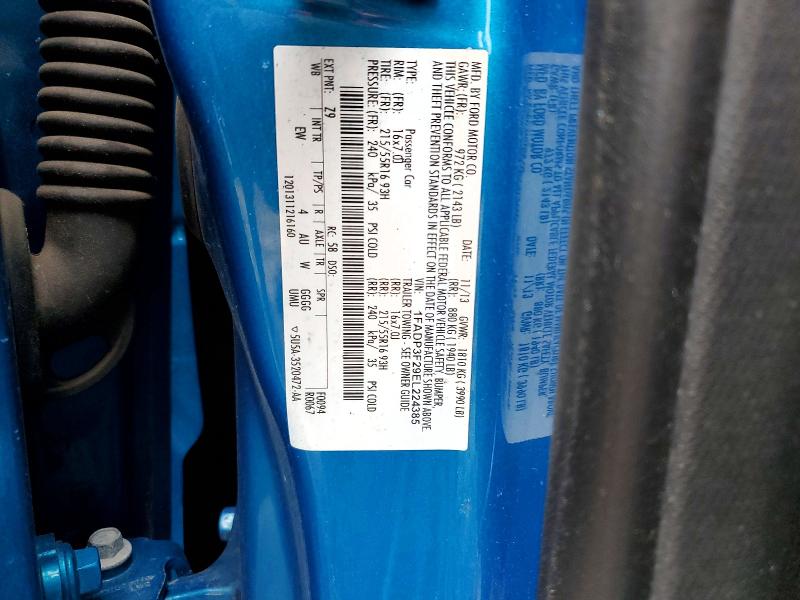Продажа на аукционе авто 2014 Ford Focus, vin: 1FADP3F29EL224385, номер лота: 63553526