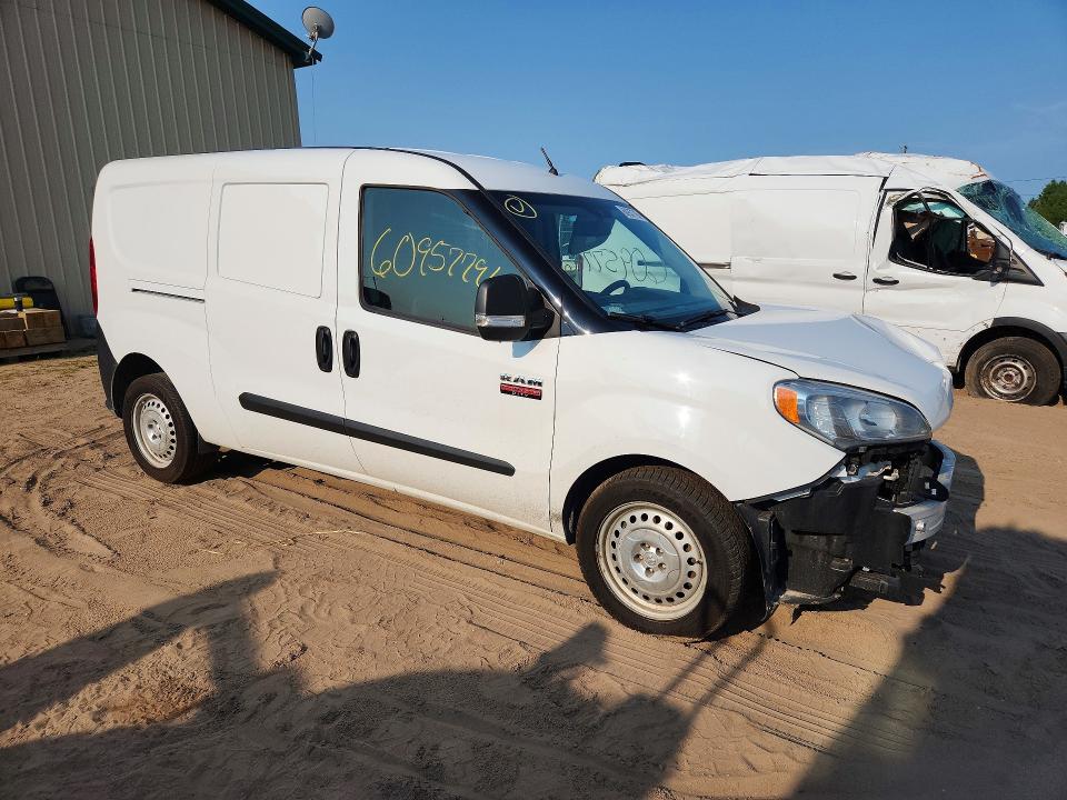 2019 Ram Promaster City მანქანა იყიდება აუქციონზე, vin: ZFBHRFAB1K6M23443, აუქციონის ნომერი: 60957796