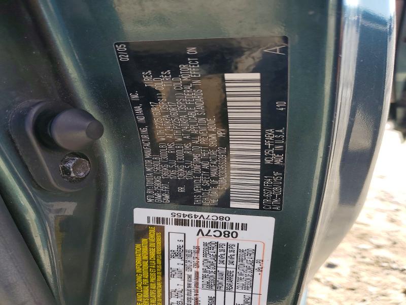 2005 Toyota Sienna მანქანა იყიდება აუქციონზე, vin: 5TDBA23C95S039102, აუქციონის ნომერი: 62202646