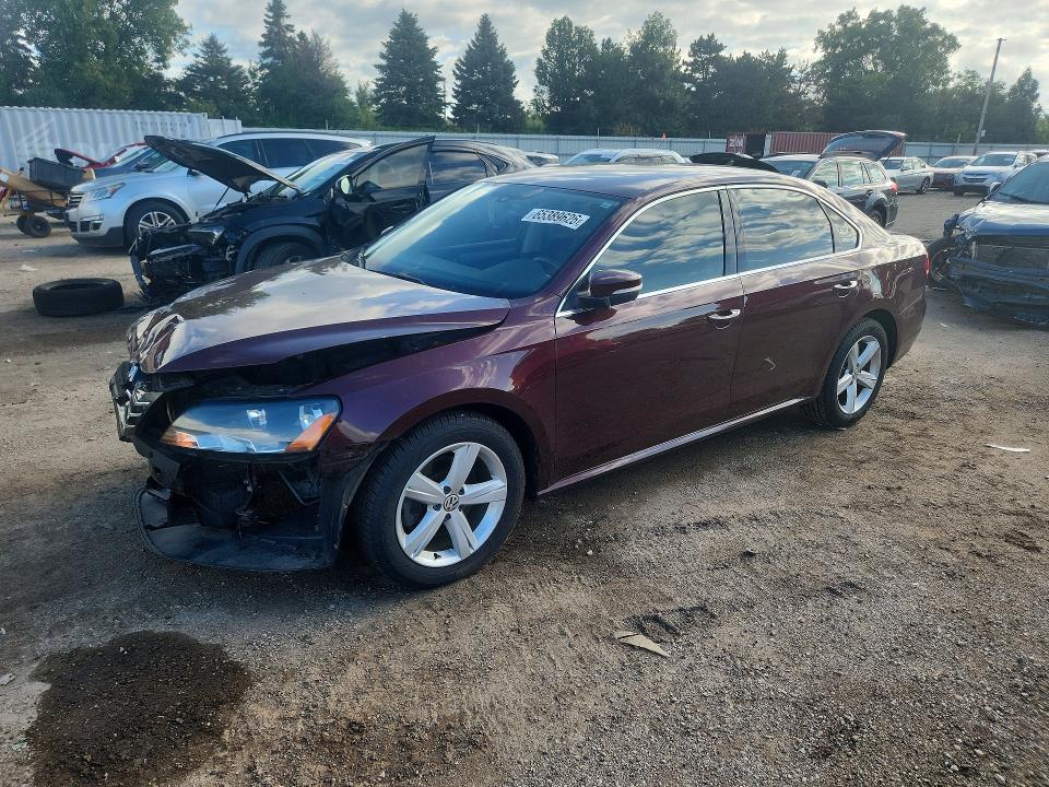 2013 Volkswagen Passat მანქანა იყიდება აუქციონზე, vin: 1VWBP7A39DC110665, აუქციონის ნომერი: 65389626