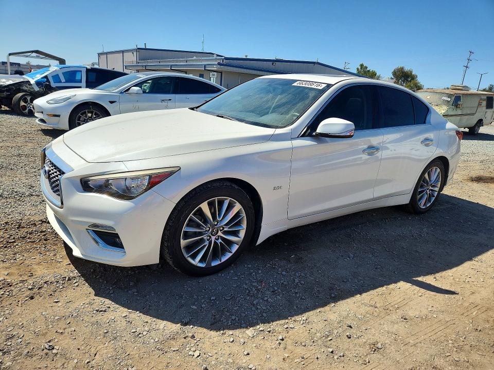 66308616 :رقم المزاد ، JN1EV7AP7JM592098 vin ، 2018 Infiniti Q50 مزاد بيع