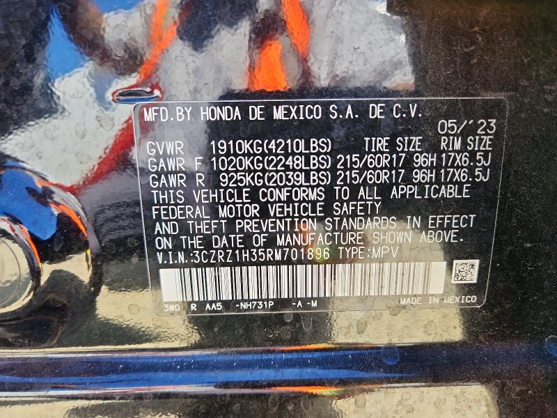 Aukcja sprzedaży 2024 Honda Hr-v, vin: 3CZRZ1H35RM701896, numer aukcji: 67409916