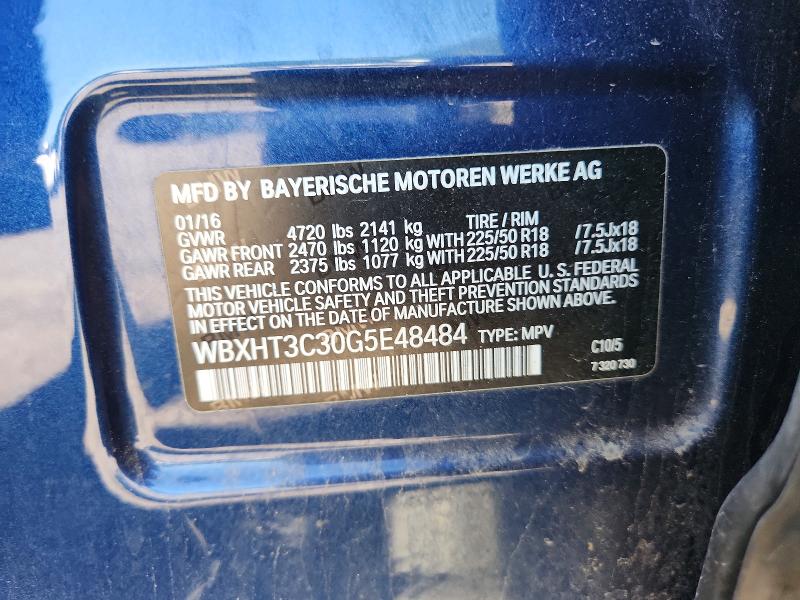 Продажа на аукционе авто 2016 Bmw X1, vin: WBXHT3C30G5E48484, номер лота: 65791826
