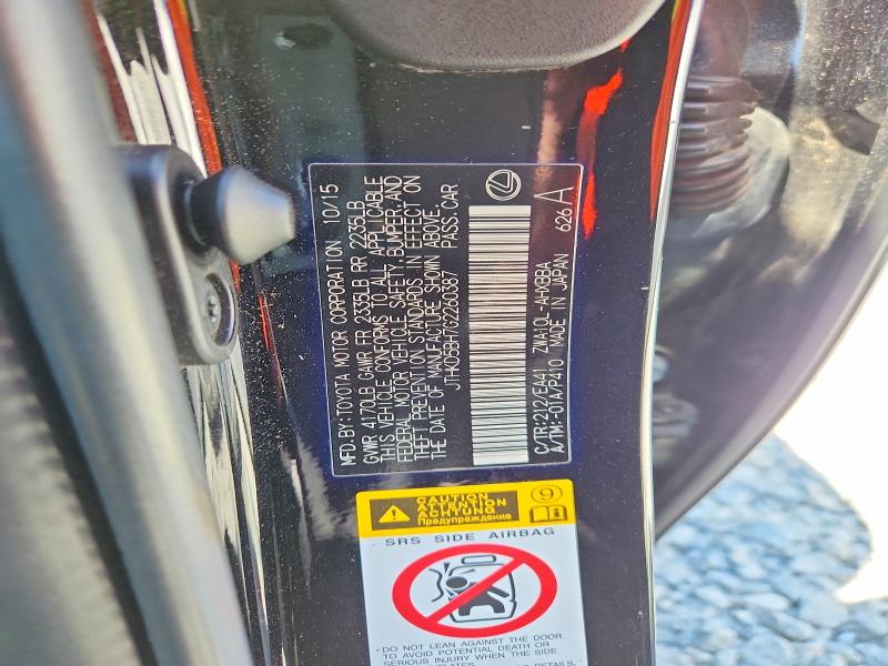 Aukcja sprzedaży 2016 Lexus Ct, vin: JTHKD5BH7G2260387, numer aukcji: 65289906