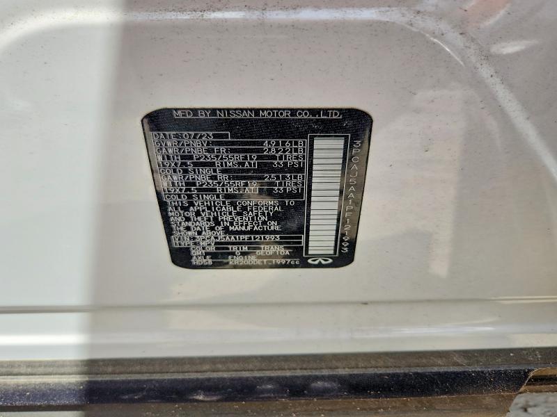 Продажа на аукционе авто 2023 Infiniti Qx50, vin: 3PCAJ5AA1PF121993, номер лота: 65832396