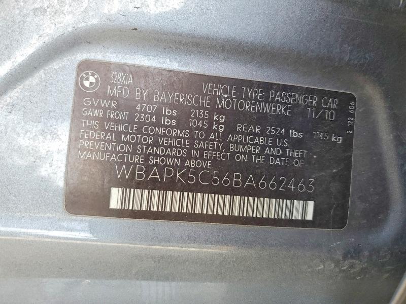 Продаж на аукціоні авто 2011 Bmw 328, vin: WBAPK5C56BA662463, номер лоту: 65699326