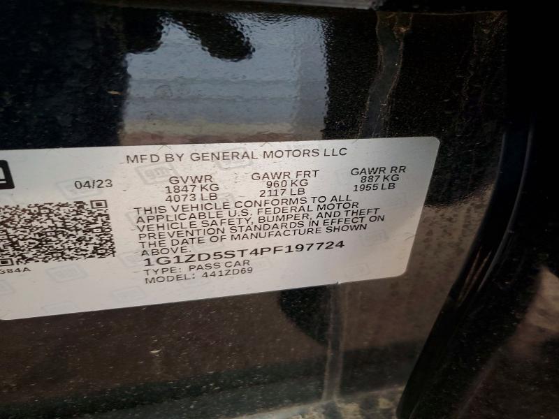 Aukcja sprzedaży 2023 Chevrolet Malibu, vin: 1G1ZD5ST4PF197724, numer aukcji: 62888216