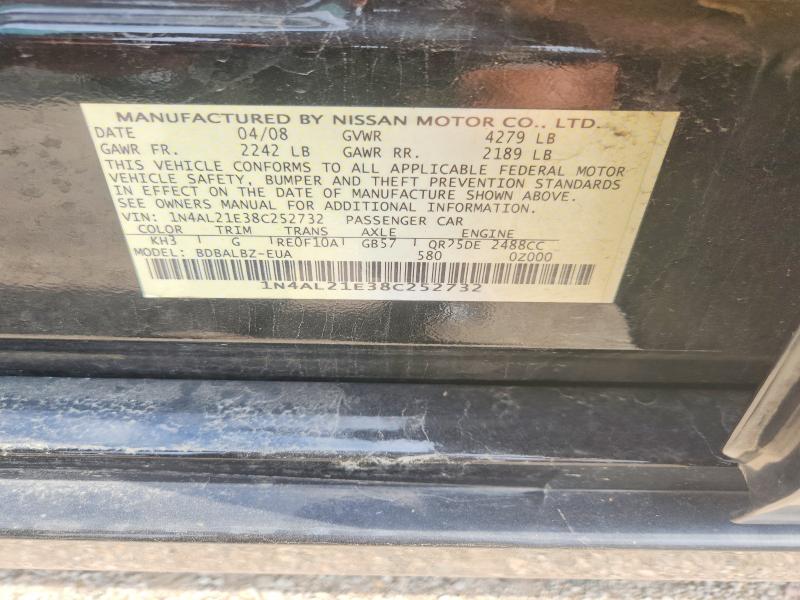 65676636 :رقم المزاد ، 1N4AL21E38C252732 vin ، 2008 Nissan Altima مزاد بيع