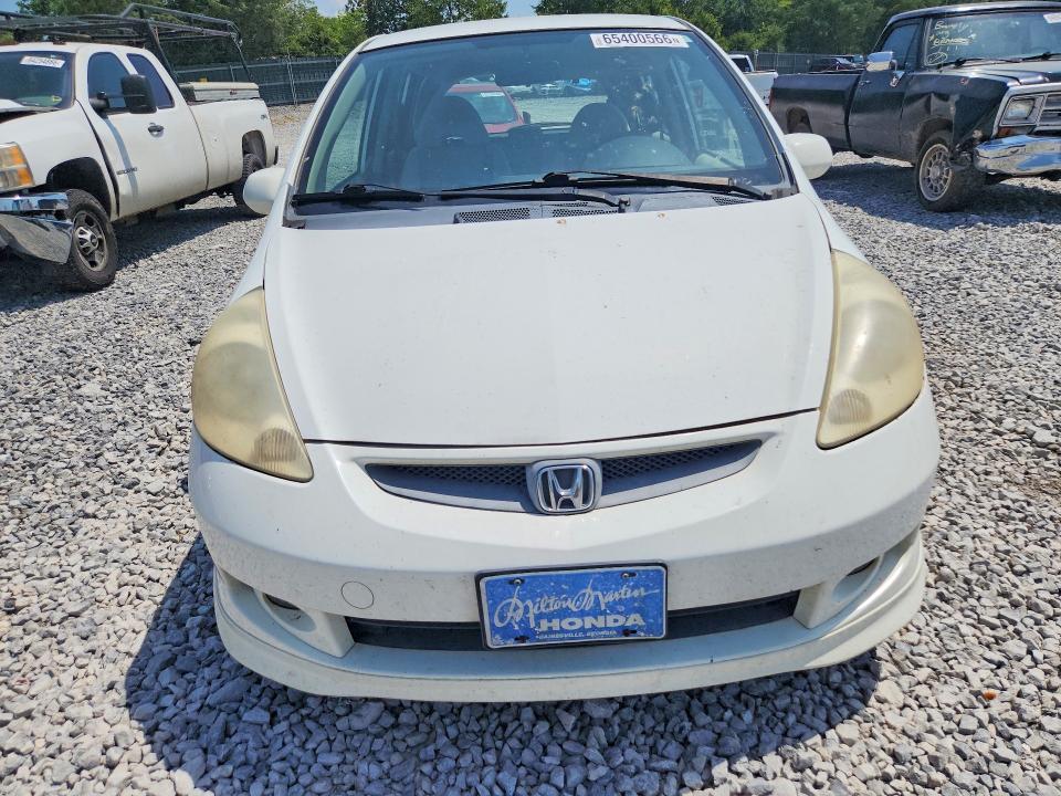 2007 Honda Fit მანქანა იყიდება აუქციონზე, vin: JHMGD38637S017756, აუქციონის ნომერი: 65400566