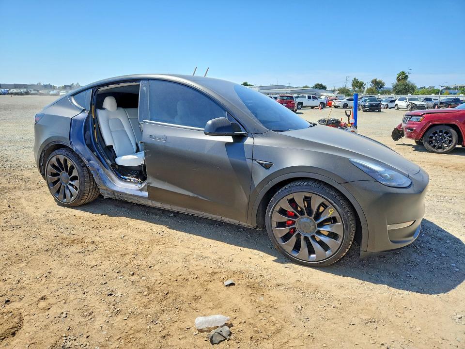 2021 Tesla Model Y მანქანა იყიდება აუქციონზე, vin: 5YJYGDEF7MF277657, აუქციონის ნომერი: 66112096