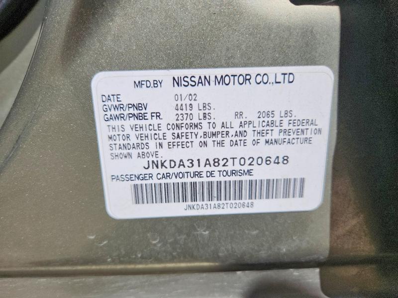Продажа на аукционе авто 2002 Infiniti I35, vin: JNKDA31A82T020648, номер лота: 62753986